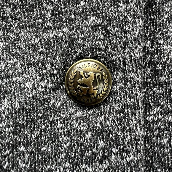 Women's Blazer / Jacket Grey Size L Large Tommy Hilfiger Military Band. - Picture 10 of 14